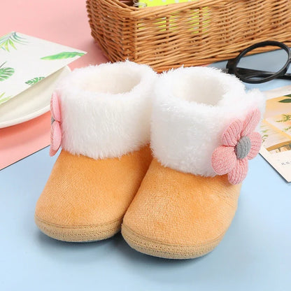 Bebê recém-nascido meninas meninos botas macias sólida pompom botas de neve infantil da criança recém-nascido sapatos de aquecimento nova moda sapatos confortáveis