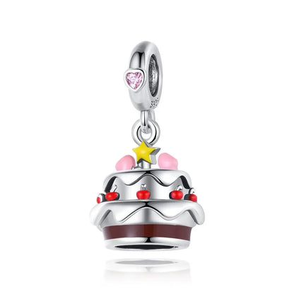 S925 Sterling Silver Baby Chupeta Pingente, Dangle Charm Fit Pulseira, colares bonitos das crianças, acessórios de jóias