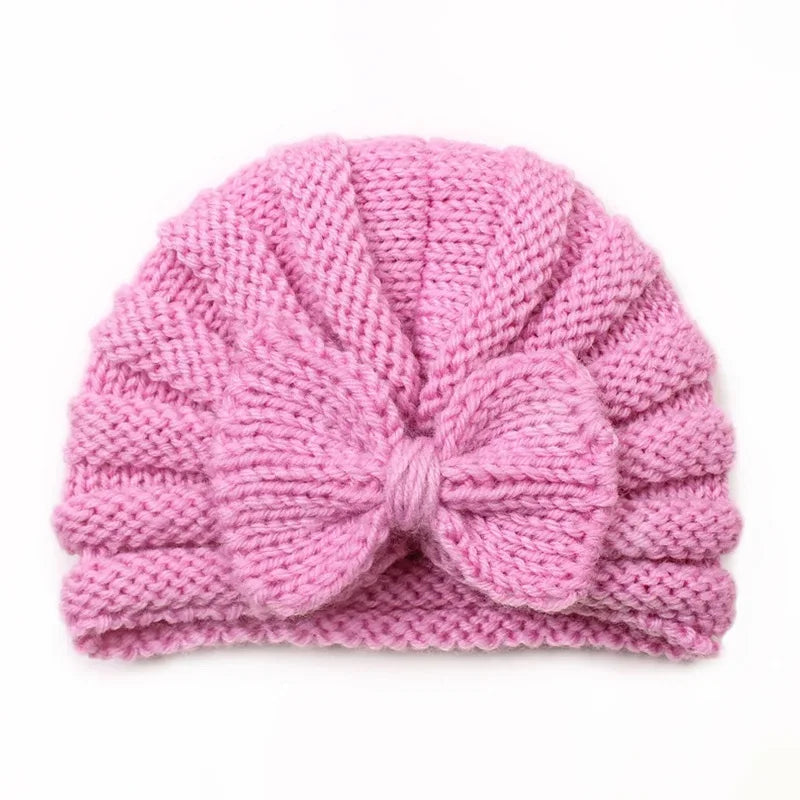 Chapéu de malha para bebê recém-nascido Chapéus infantis turbante para criança, chapéus para meninas e meninos, boné de malha, acessórios infantis, inverno