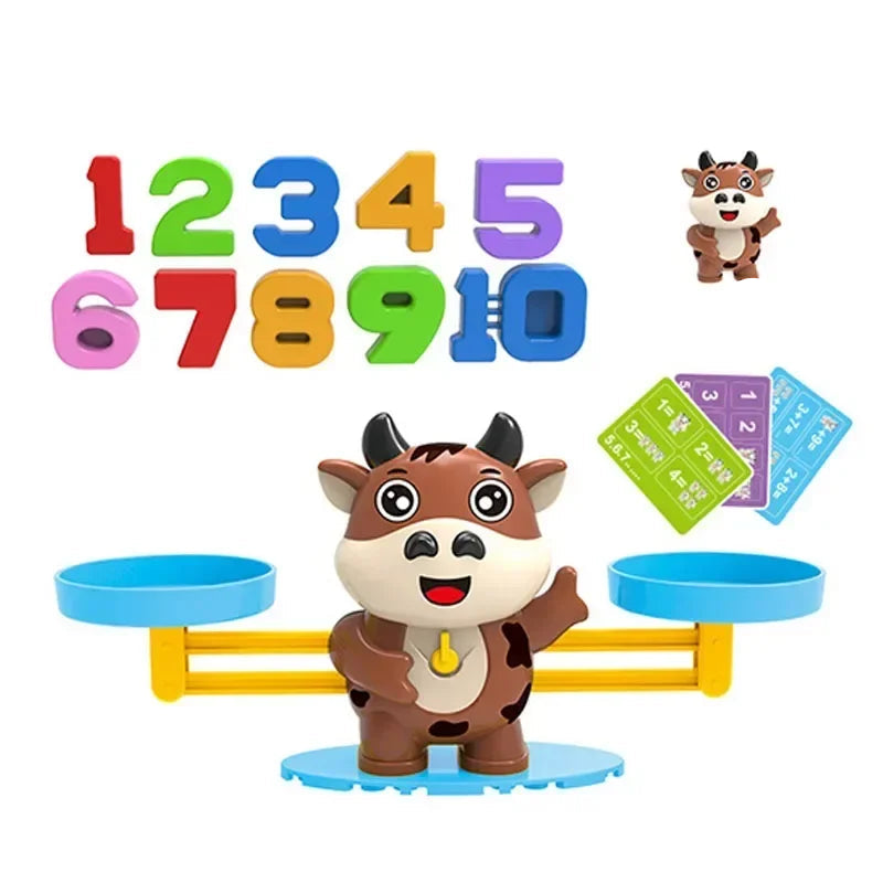 Montessori matemática brinquedo macaco equilíbrio bebê montessori jogos educativos número brinquedo educacional aprendizagem brinquedos material de ensino