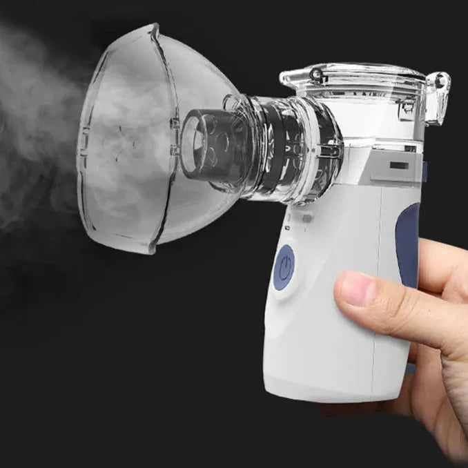 Mini nebulizador portátil portátil portátil para crianças e adultos, inalador ultrassônico silencioso, automizador recarregável, cuidados de saúde