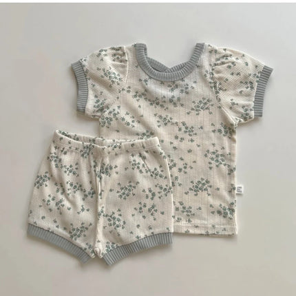 Conjunto Floral  em Algodão