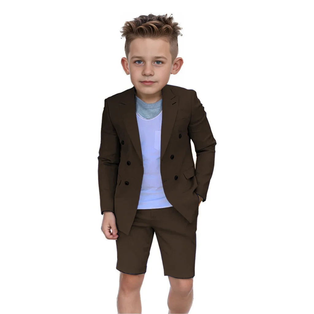 Terno Infantil Slim Fit - Elegância para Festas de Verão