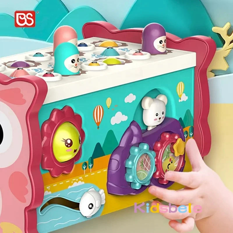 Montessori martelos brinquedos, Jogos de pesca, motricidade fina, atividades infantis, aprendizado precoce do bebê, brinquedo educativo, 8 em 1