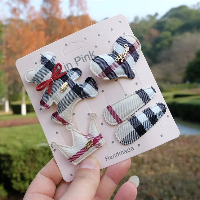 Kit Presilhas Infantis – Laços, Coroa e Animais Fofos para Meninas 🎀👑