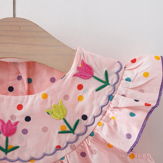 Vestido Baby Flower Polka