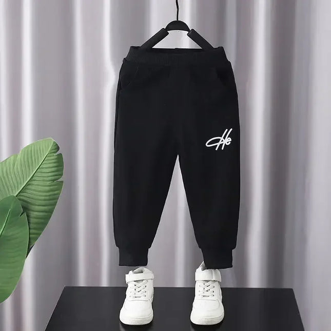 Fato de treino de manga comprida com decote em O infantil, suéter, pulôver, blusa e calça, roupa, listras, bebê, menino, menina, criança, roupas, outono, conjunto 2 peças