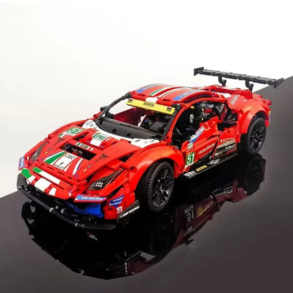 488 tijolos gte 42125 série técnica 1648 pçs supercar blocos de construção esportes carro corrida veículo modelo montagem criança adulto brinquedo presente