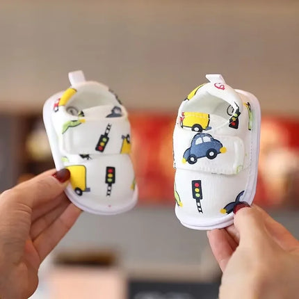 Urso bonito macio único sandálias confortáveis para bebês e crianças, sapatos Baotou Anti Kick First Step, 0-18 meses