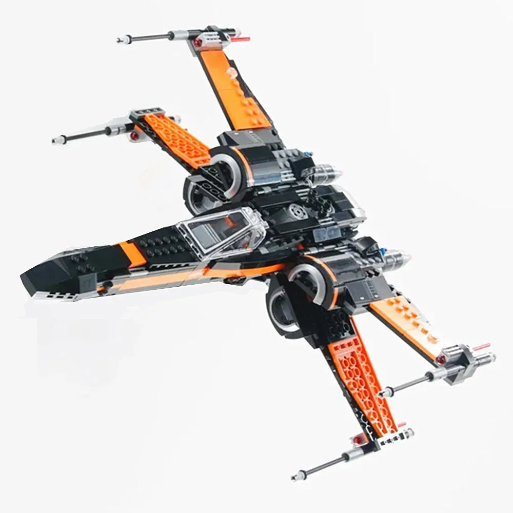 Star MOC-X-Wing Fighter Blocos de Construção para Crianças, Wars Bricks Brinquedos Presente de Aniversário Presente de Natal para Crianças Compatível 75102