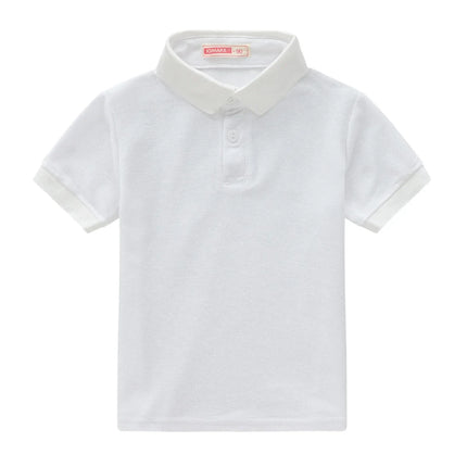 Camiseta de manga curta infantil monocromática de 10 cores, roupas de algodão, tops para meninos e meninas, bebê, crianças, alta qualidade, verão de 2 a 9 anos