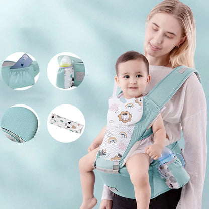 Ergonômico canguru bebê portador com frente enfrentando, envoltório Sling, mochila de viagem, infantil Hipseat, recém-nascido