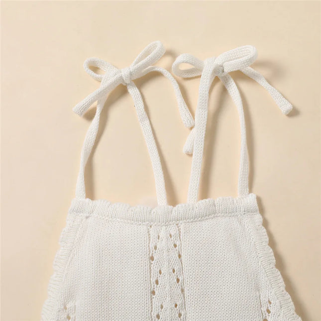 Conjunto Infantil Unissex 2 Peças – Macaquinho de Alça + Shorts com Cordinha