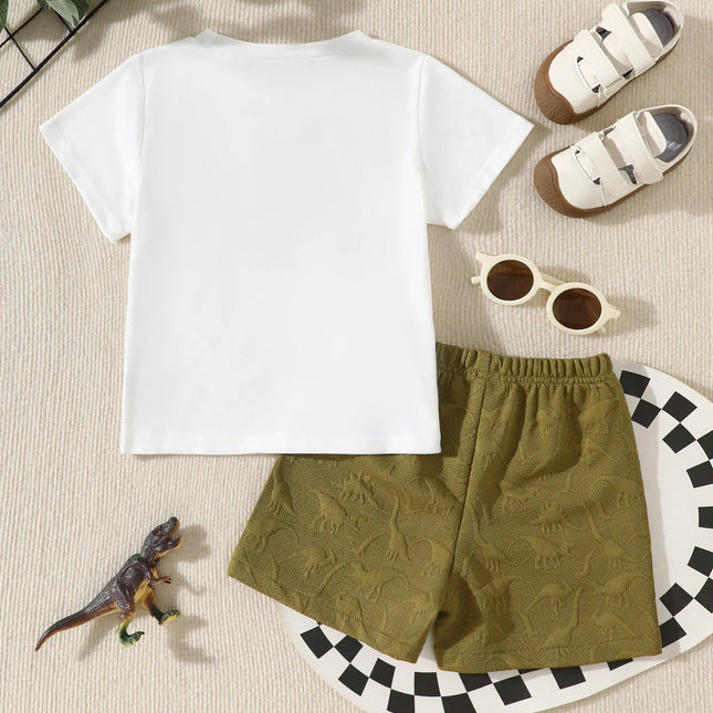 Dino Set – Conjunto Infantil Camiseta + Shorts