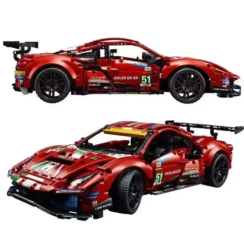 488 tijolos gte 42125 série técnica 1648 pçs supercar blocos de construção esportes carro corrida veículo modelo montagem criança adulto brinquedo presente