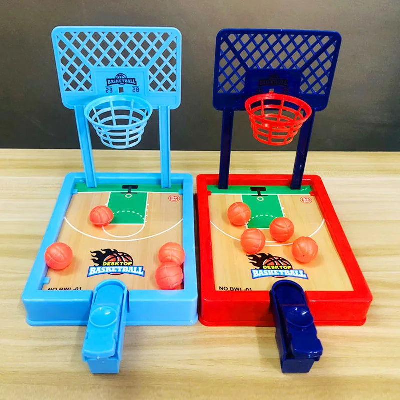 Mini mesa de trabalho jogo tabuleiro basquete hoop dedo máquina tiro festa tabela interativo esporte 2 jogadores jogos bola brinquedos para crianças