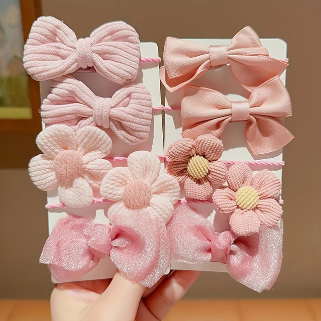 Kit 10 Laços Flor Baby
