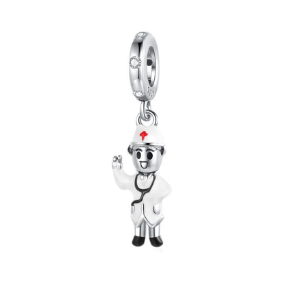 S925 Sterling Silver Baby Chupeta Pingente, Dangle Charm Fit Pulseira, colares bonitos das crianças, acessórios de jóias