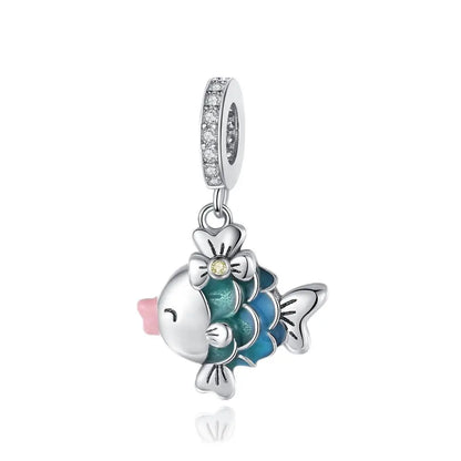 S925 Sterling Silver Baby Chupeta Pingente, Dangle Charm Fit Pulseira, colares bonitos das crianças, acessórios de jóias