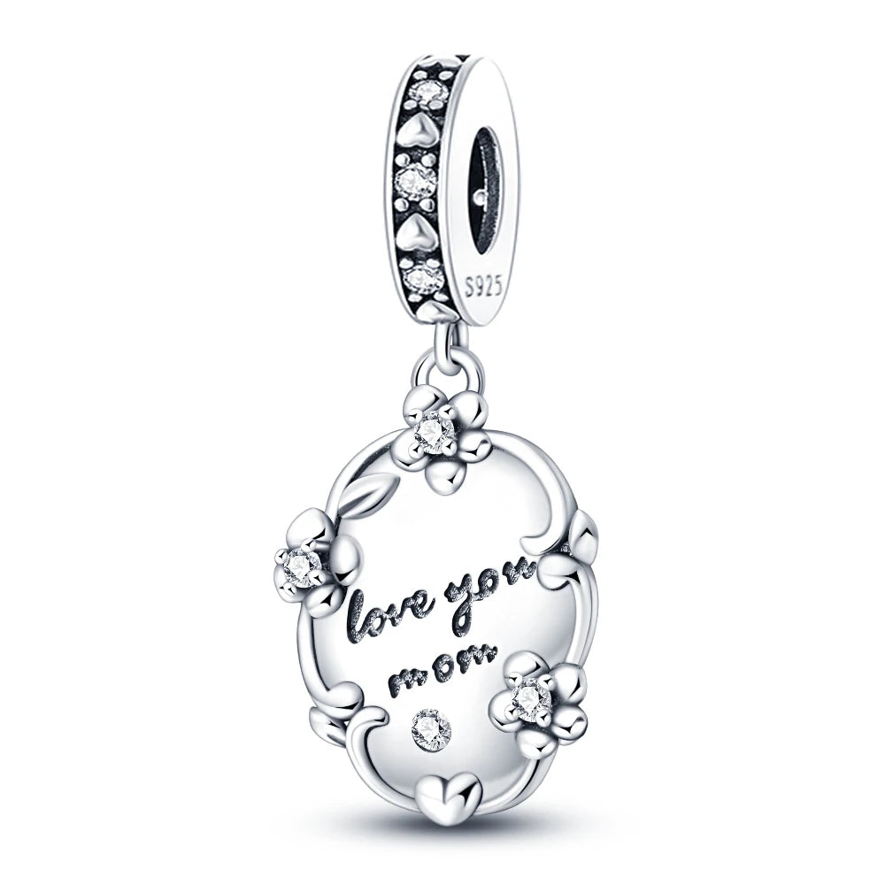 S925 Sterling Silver Baby Chupeta Pingente, Dangle Charm Fit Pulseira, colares bonitos das crianças, acessórios de jóias