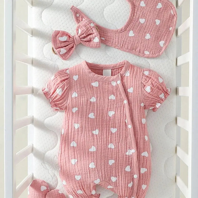 Kit 4 Peças  Baby Girl Summer