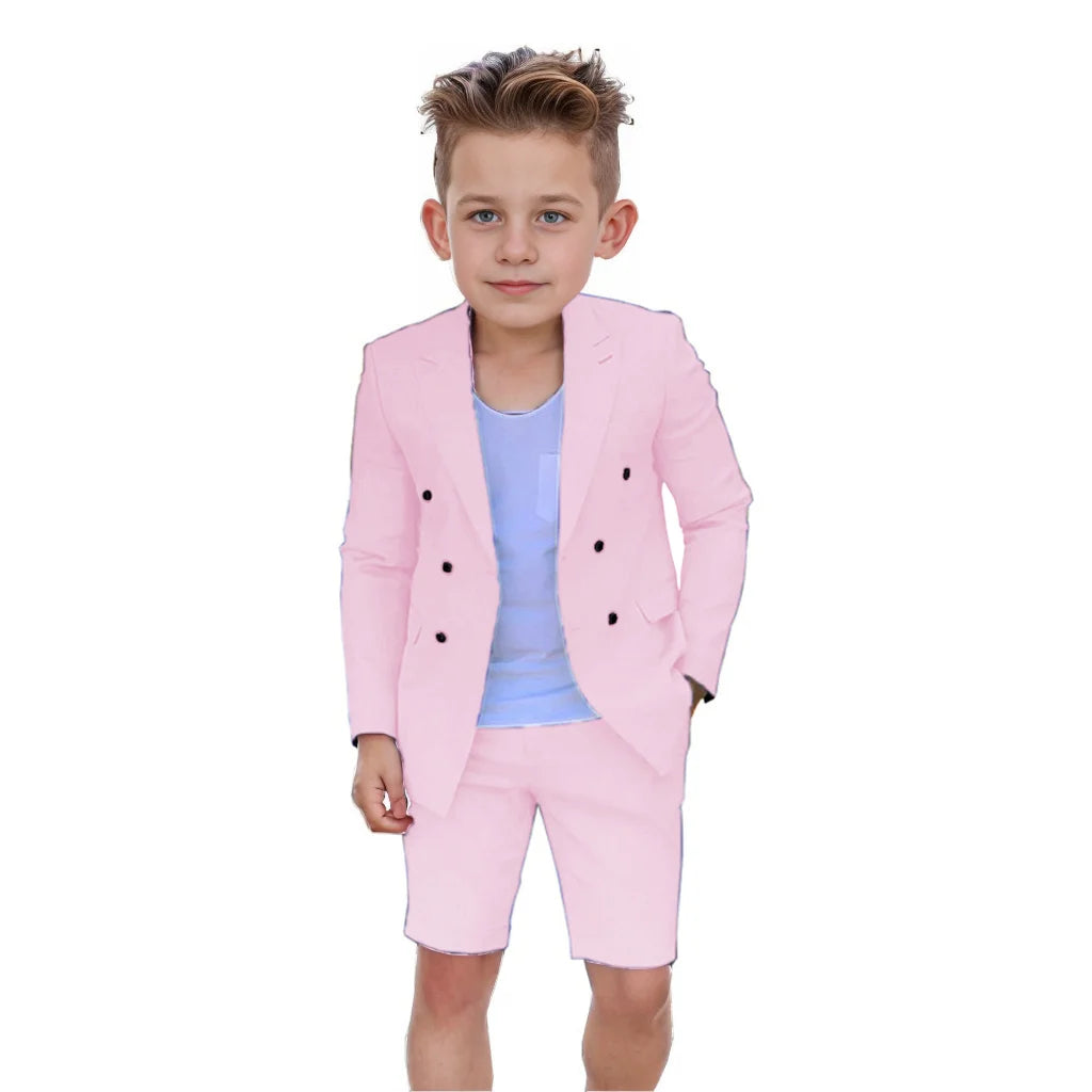 Terno Infantil Slim Fit - Elegância para Festas de Verão