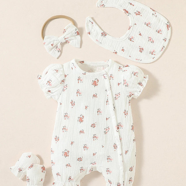 Kit 4 Peças  Baby Girl Summer