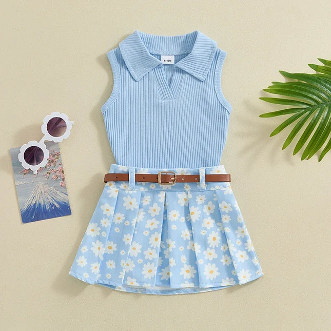 Conjunto Infantil Regata + Saia Margarida