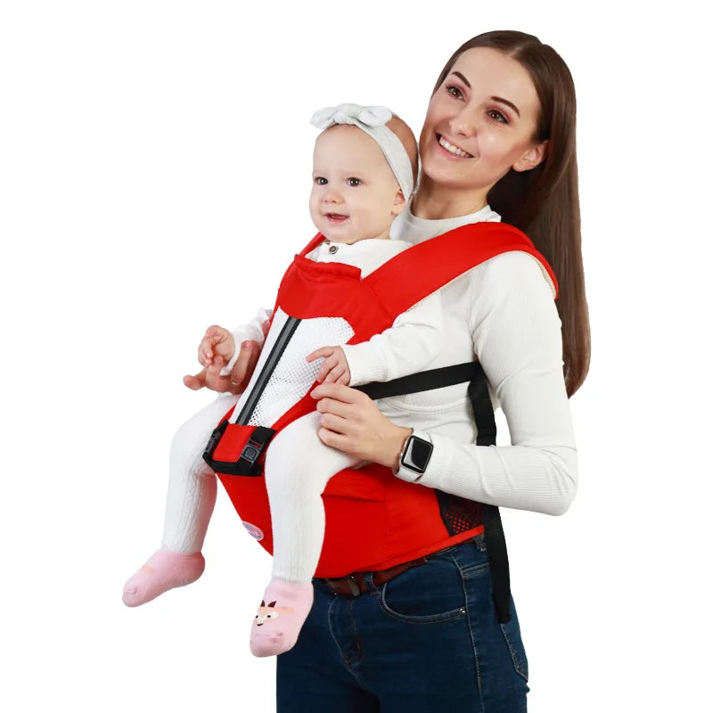 Ergonômico portador de bebê mochila infantil hipseat transportadora frente enfrentando ergonômico canguru envoltório do bebê sling mochila de viagem