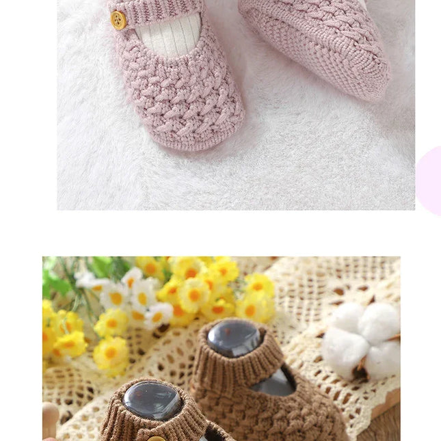 Botinhas de Malha Super Macias para Bebês - Elegância e Conforto