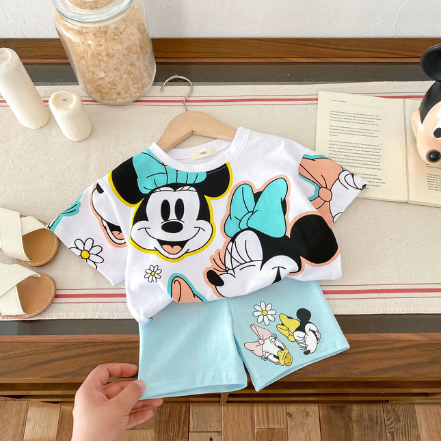Conjunto Baby Girl Disney Camiseta + Shorts