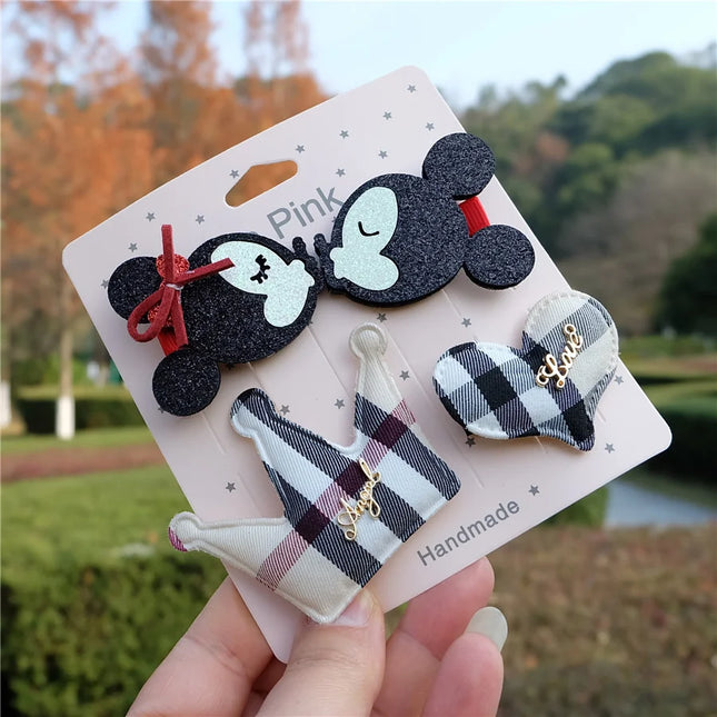 Kit Presilhas Infantis – Laços, Coroa e Animais Fofos para Meninas 🎀👑