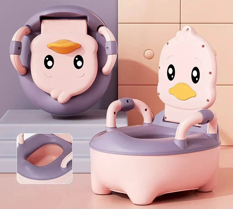 Cute Duck Potty para crianças, banheiro de viagem interior e exterior, produtos infantis, meninas e meninos Potty