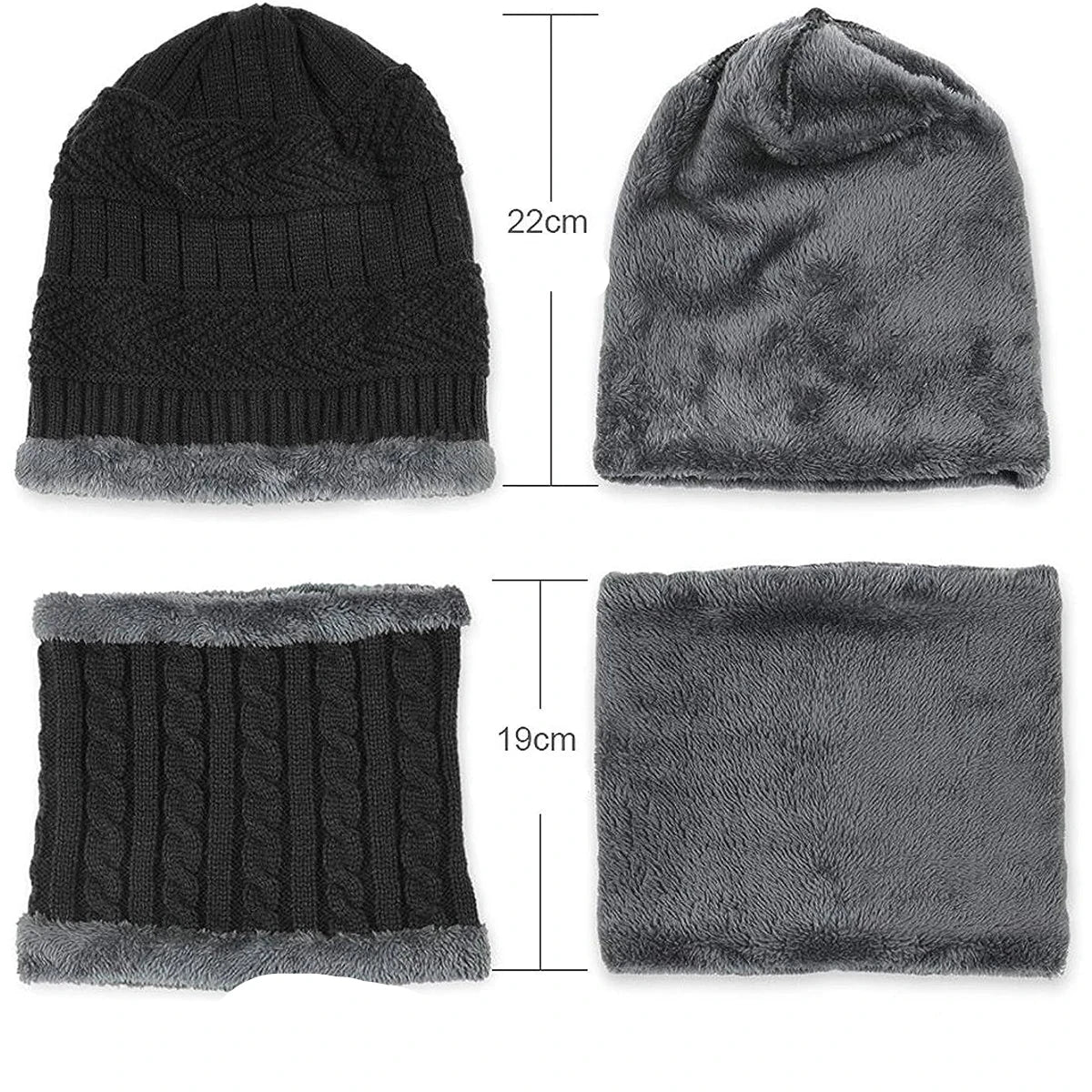 Conjunto de chapéu e cachecol de malha quente infantil, boné macio, gorro, infantil, meninos, meninas, crianças, outono, inverno, 5-14 anos