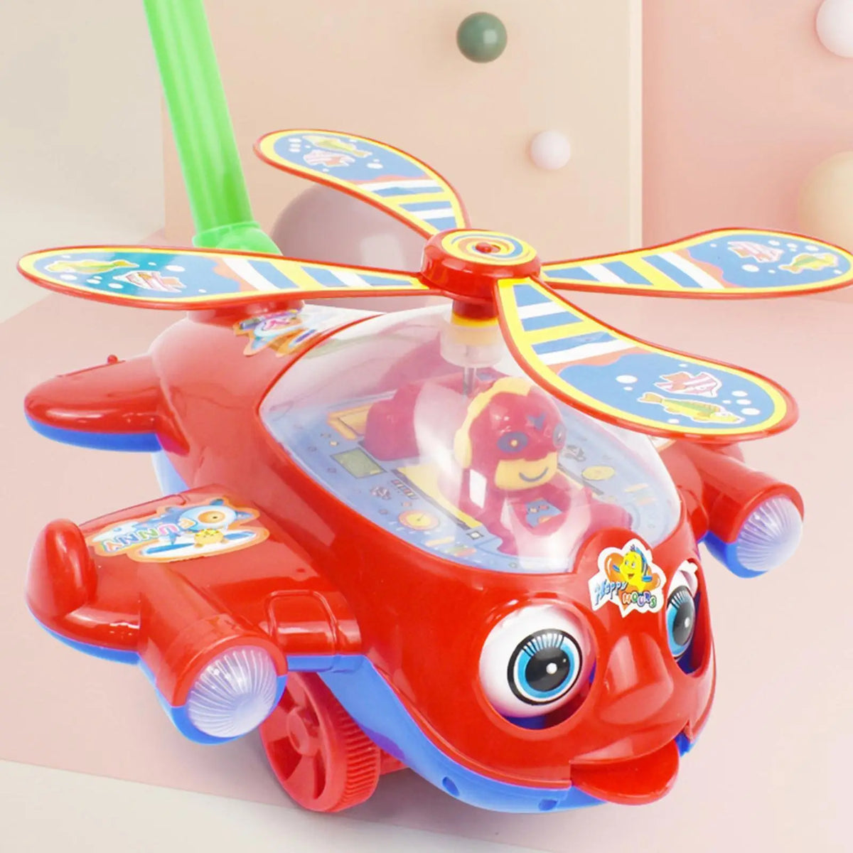 Bebê walker brinquedo mão empurrar criança brinquedo avião carro brinquedo empurrar ao longo andando brinquedo para crianças meninos meninas ao ar livre