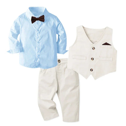 Roupas de Casamento, Primavera, Outono, 1 Ano, 2 Anos, 3 Anos, 4 Anos, 5 Anos, 6 Anos, Roupa de Cavalheiro Bebés Meninos, Ternos Infantis, Trajes de Festa Infantil, Roupas de Casamento, 7 anos crianças