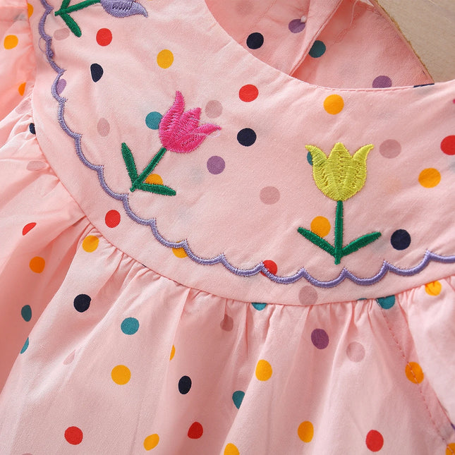 Vestido Baby Flower Polka