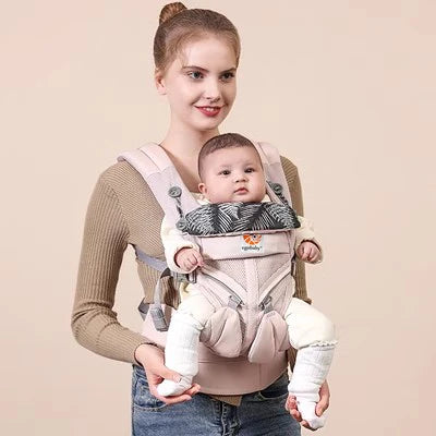 Egobaby Breeze Canguru ergonômico na frente e nas costas Baby Carrier, Sling infantil, envoltório de mochila, suspensórios recém-nascidos, 0-36 meses