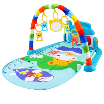 Piano Crawling Blanket para bebê recém-nascido, Fitness Stand, Music Play, Gym Atividade Brinquedos, Game Pad, Educação Infantil, Presentes, 0-36 meses