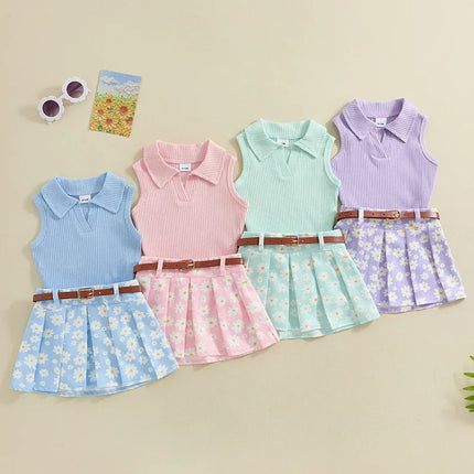 Conjunto Infantil Regata + Saia Margarida