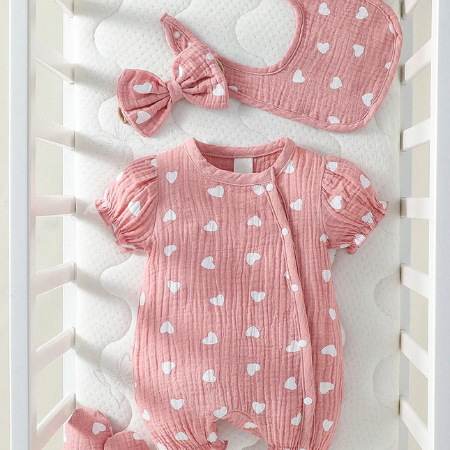 Kit 4 Peças  Baby Girl Summer