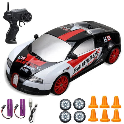 Alta Velocidade Drift RC Car Toy para Crianças, Controle Remoto 4WD, Modelo AE86, Veículo GTR, Carros de Corrida RC, Presentes de Natal, 2.4G