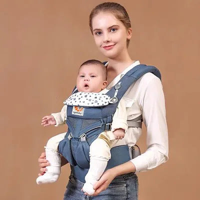 Breeze Omni Multifunction Baby Carrier, Respirável Mochila Infantil, Kid Carriage, Criança Sling Wrap, Suspensórios, 360