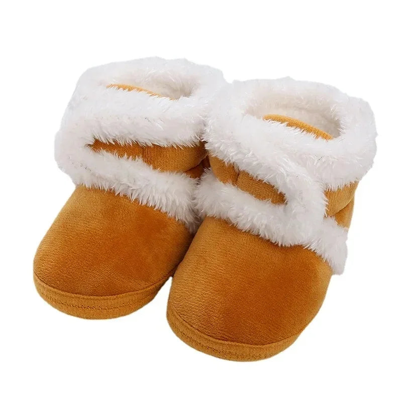 Bebê recém-nascido meninas meninos botas macias sólida pompom botas de neve infantil da criança recém-nascido sapatos de aquecimento nova moda sapatos confortáveis