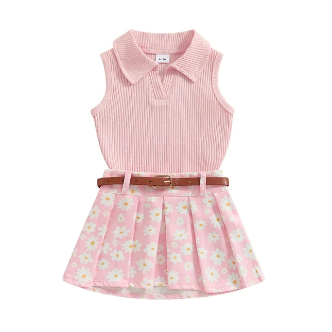 Conjunto Infantil Regata + Saia Margarida