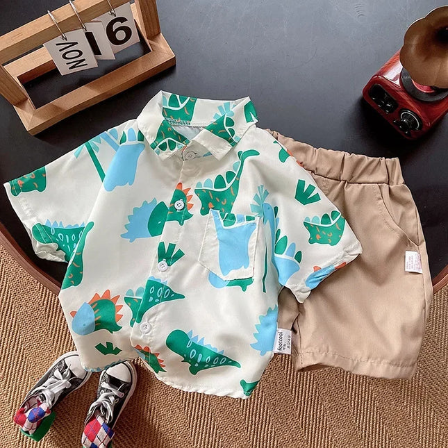 Crianças roupas mãe crianças conjuntos de crianças meninos camiseta shorts verão algodão manga curta moda suit2pcs