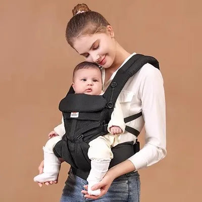 Egobaby Breeze Canguru ergonômico na frente e nas costas Baby Carrier, Sling infantil, envoltório de mochila, suspensórios recém-nascidos, 0-36 meses