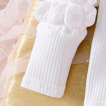3 pçs outono novo estilo para meninas de 0-3 anos confortável doce manga bolha topo + saia plissada rosa + chapéu conjunto