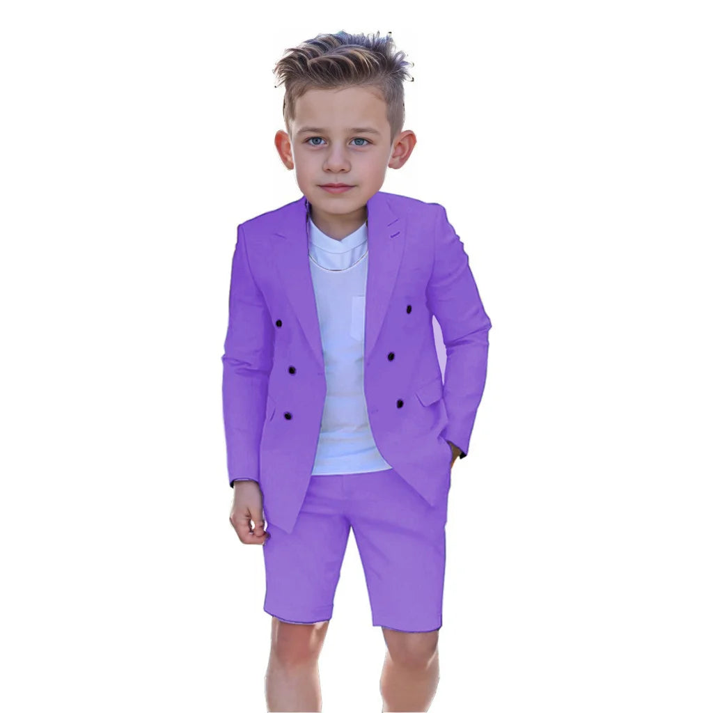 Terno Infantil Slim Fit - Elegância para Festas de Verão