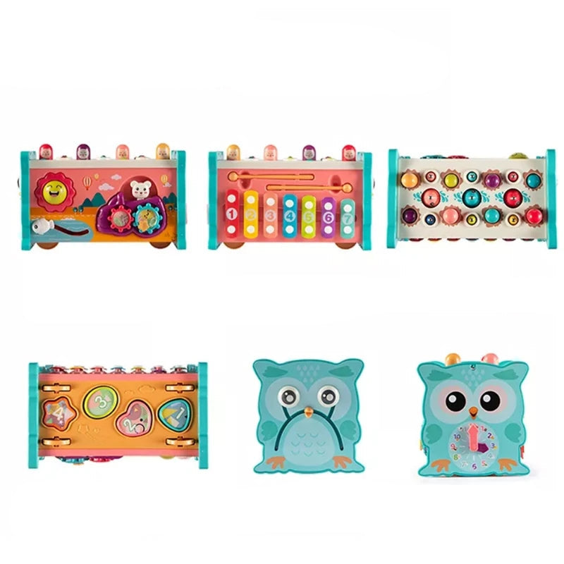 Montessori martelos brinquedos, Jogos de pesca, motricidade fina, atividades infantis, aprendizado precoce do bebê, brinquedo educativo, 8 em 1